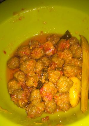 Foto resep Bola daging santan