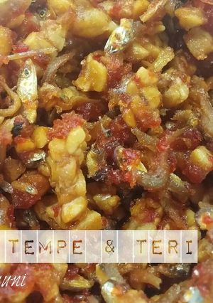 Foto resep Orek Kering Tempe & Teri