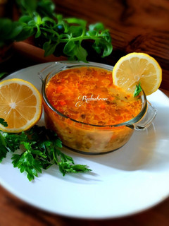 عکسی از دستور سوپ برنج