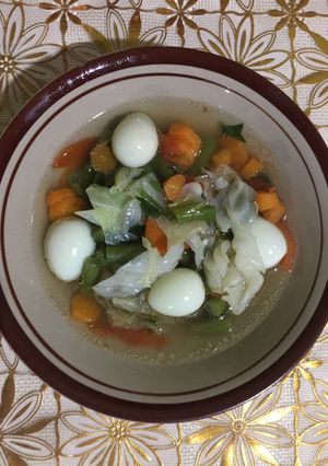 Foto resep Sayur Sop Telor Puyuh