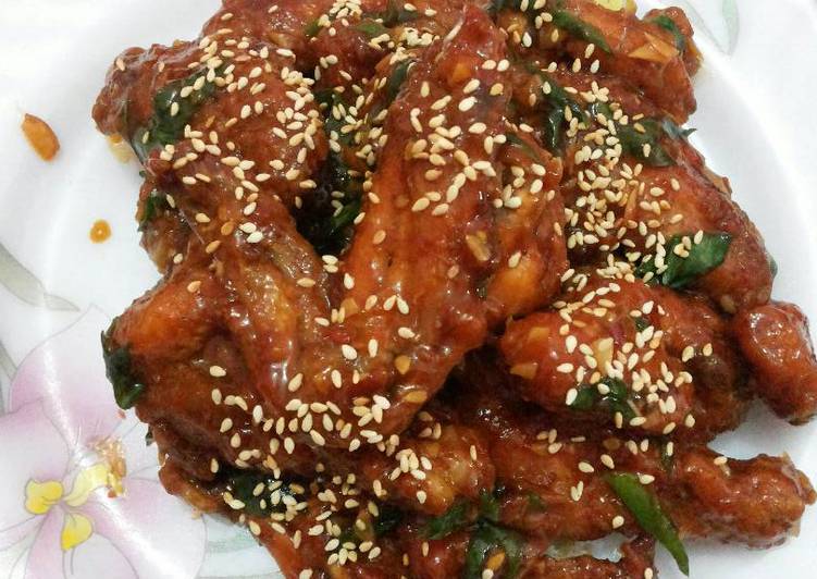 Resep Chicken wing saus tiram yang enak