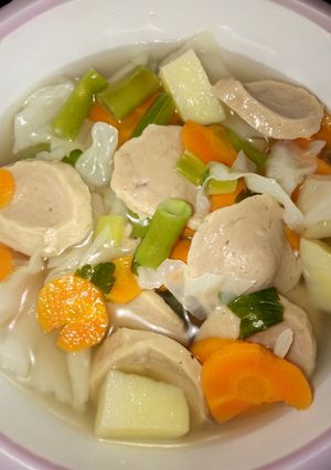 Foto resep Sop bening bakso