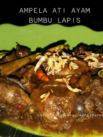 Langkah Mudah untuk Membikin Resep Ampela ati ayam bumbu lapis yang  Bikin Ketagihan Anti Ribet, Bisa Manjain Lidah