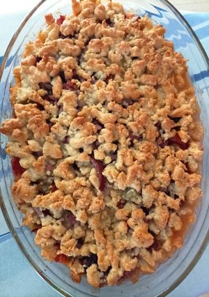Une photo de Crumble de légumes d'été