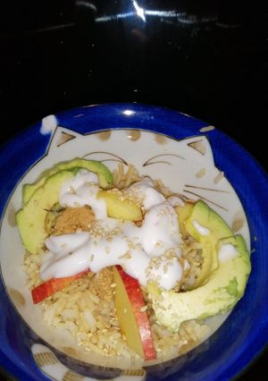 Une photo de Vegan poke bowl