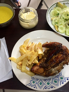 Una foto de Pollo a la brasa hecho en casa