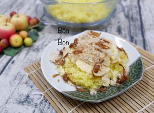 Hình của món Xôi Xéo Bằng Lò Vi Sóng.