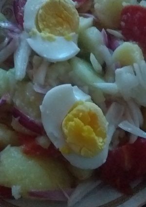 صورة لوصفة سلاطة بطاطا