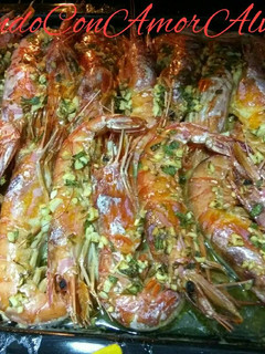 Una foto de Gambones al Horno