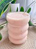 Batido de melocotón, fresas y melón