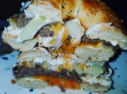 A picture of cheeseburger burger