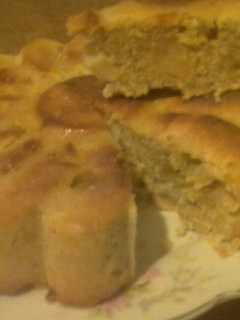 Una foto de Torta de avena y manzana Sole