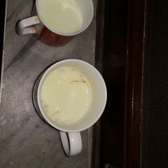 A picture of Badam kesar milk.