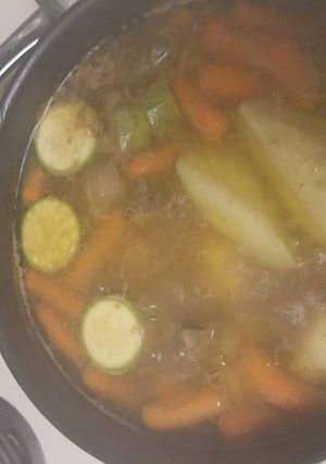 Una foto de Sopa o Caldo de Res