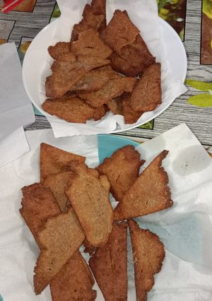 Una foto de Tortas fritas de centeno integral 😋