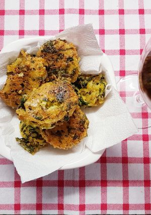 Una foto de ¡Croquetitas de rúcula, arroz y avena!