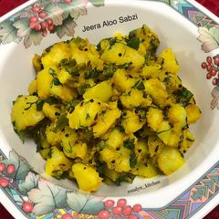 Jeera Aloo Sabzi A picture of Jeera Aloo Sabzi.