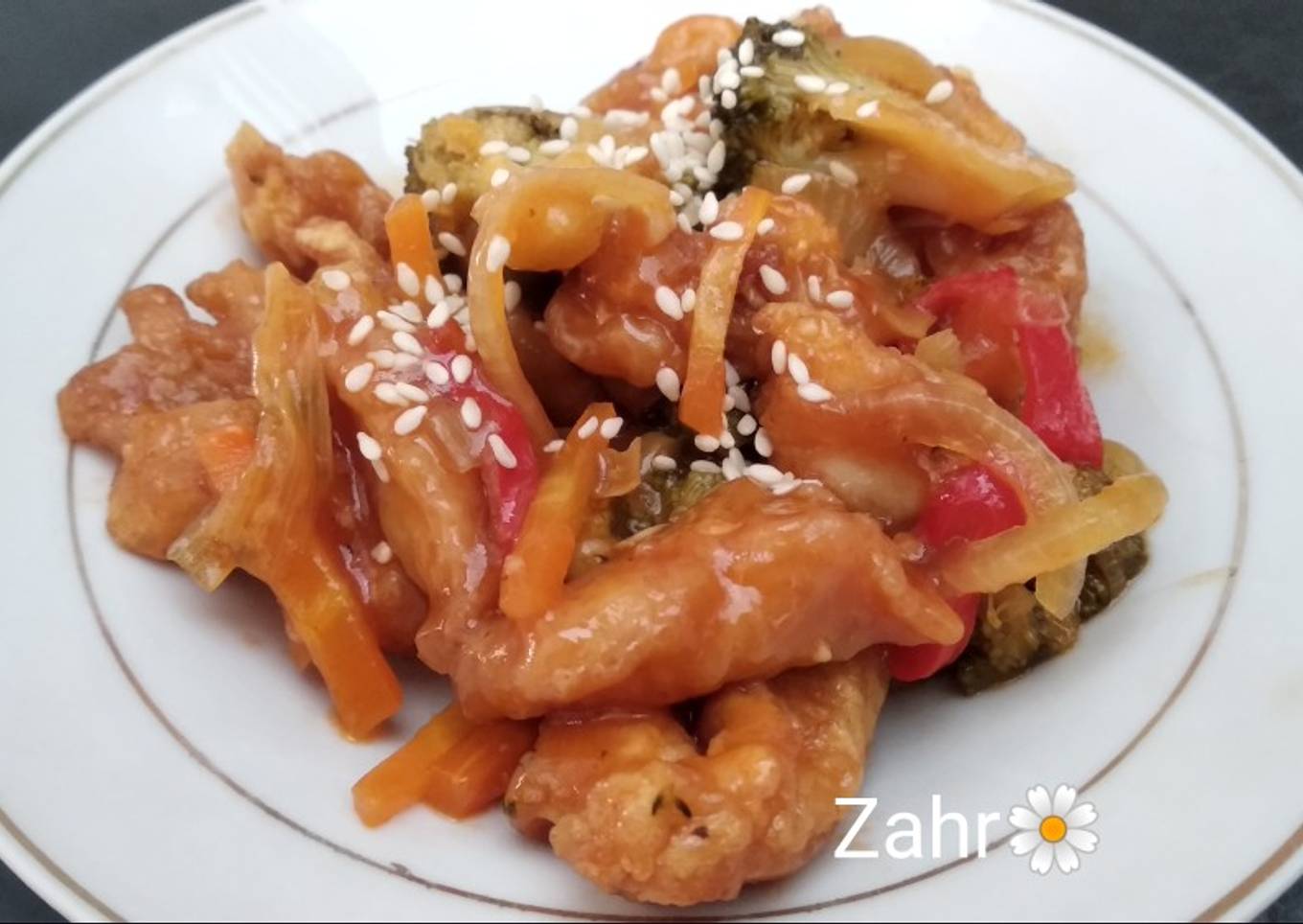 Ayam Tepung Asam Manis (gluten free)