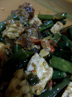 Foto resep Oseng cecek, kacang plus tahu tempe