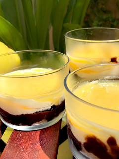 Una foto de Cheesecake refrescante en vasitos
