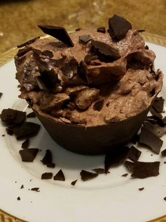 A picture of Raspberry Chocolate Moose Cups.