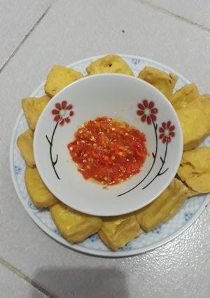 Foto resep Tahu Asin+sambel bawang
