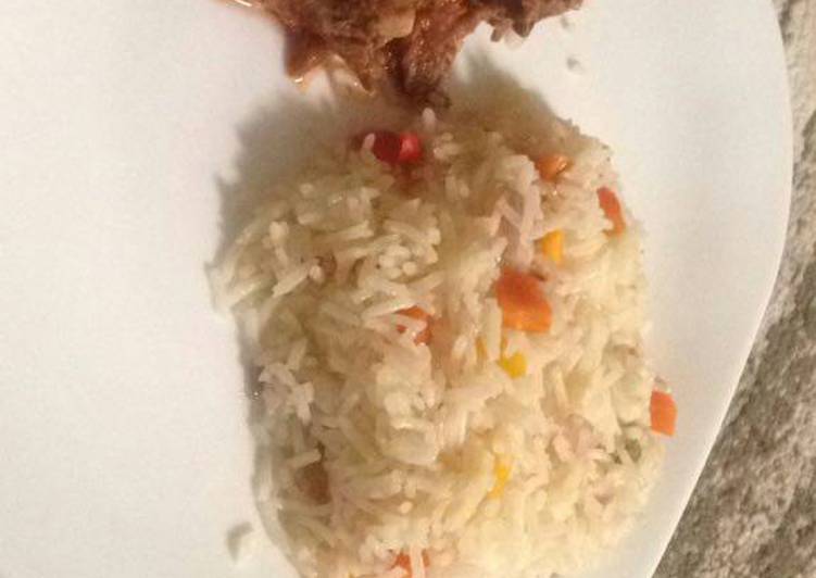 Steps to Prepare Award-winning Rice served with Beef