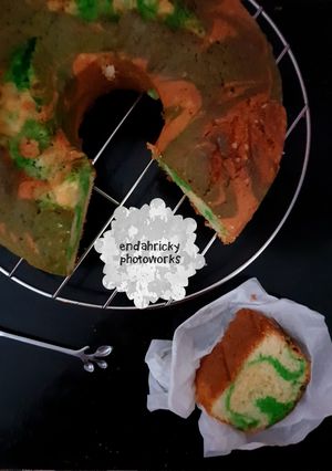 Foto resep Marble Cake Pandan