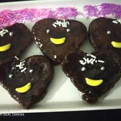 A picture of Chocolate Malpua.
