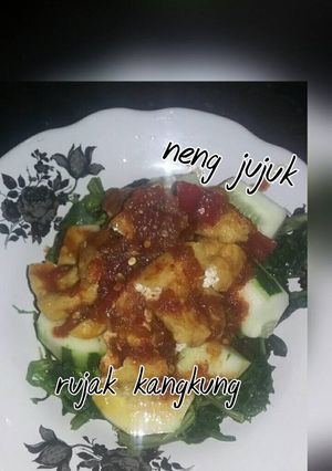 Foto resep Rujak Kangkung Sederhana