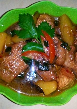 Foto resep Semur Ayam kentang
