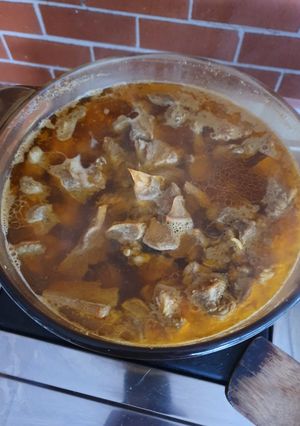 Hình của món Bò hâm.