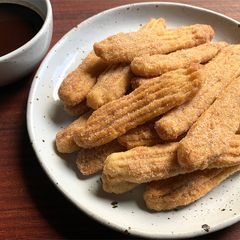 A picture of Baked Mock Churros (Egg Free).
