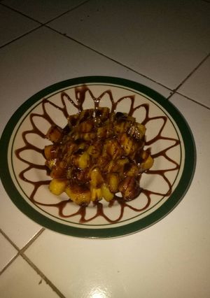 Foto resep Pisang coklat seadanya