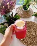 Smoothie de piña y uva