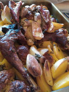 Una foto de Pollo Asado al horno
