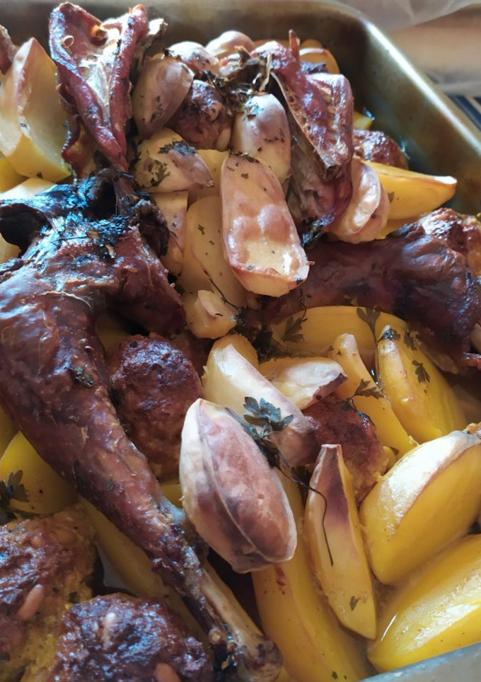 Una foto de Pollo Asado al horno