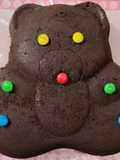 Teddy bear chocolate cake 🧸 🍫 🍰