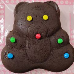 A picture of Teddy bear chocolate cake 🧸 🍫 🍰.