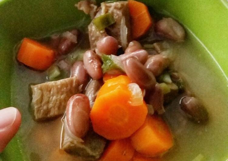Step-by-Step Guide to Make Super Quick Homemade Sup Brenebon / Breine Bonen Soup