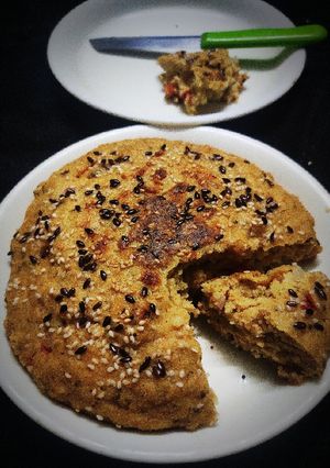 A picture of Savoury Chanadal Cake.