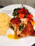 Kale and Walnut Stuffed Chicken