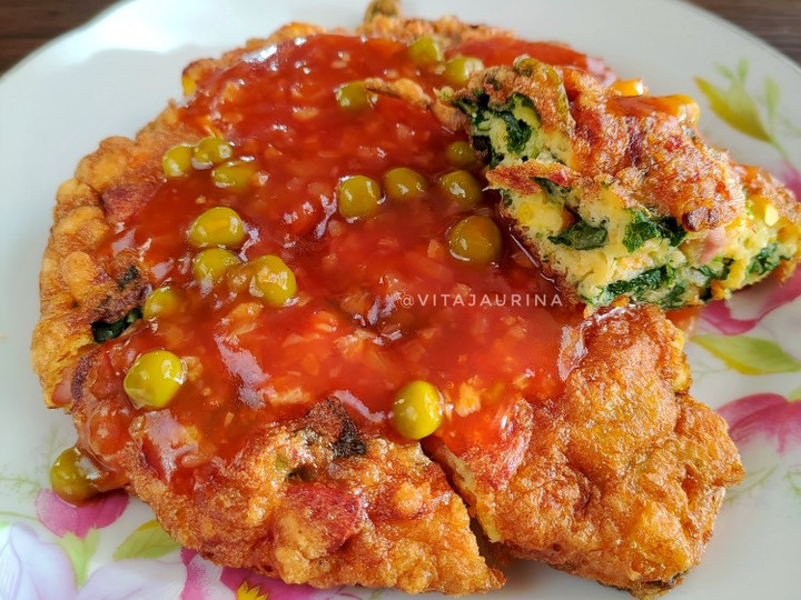 Resep Fuyunghai Bayam, Enak