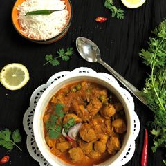 A picture of Soya Nuggets Curry.