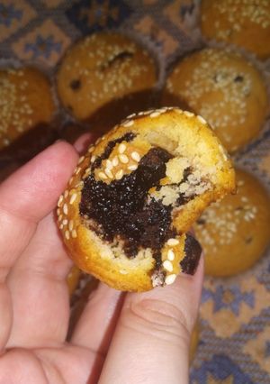 عکسی از دستور 🍪کوکی نرم با شکلات چیپسی و سکه ای 🍫 در توستر