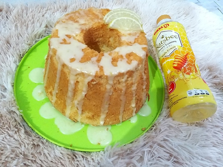 Bagaimana Menyiapkan Chiffon Cake Pokka Natsbee Lemon with Lemon Glaze Anti Gagal