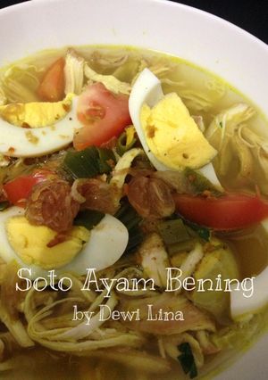Foto resep Soto Ayam Bening