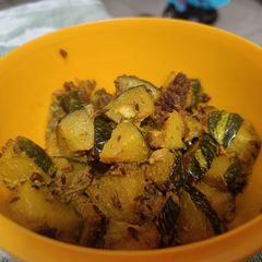 A picture of Chutney wale khatte meethe kaddu ki sabzi.