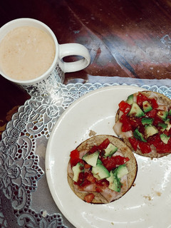 Una foto de Molletes saludables