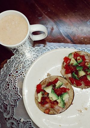 Una foto de Molletes saludables